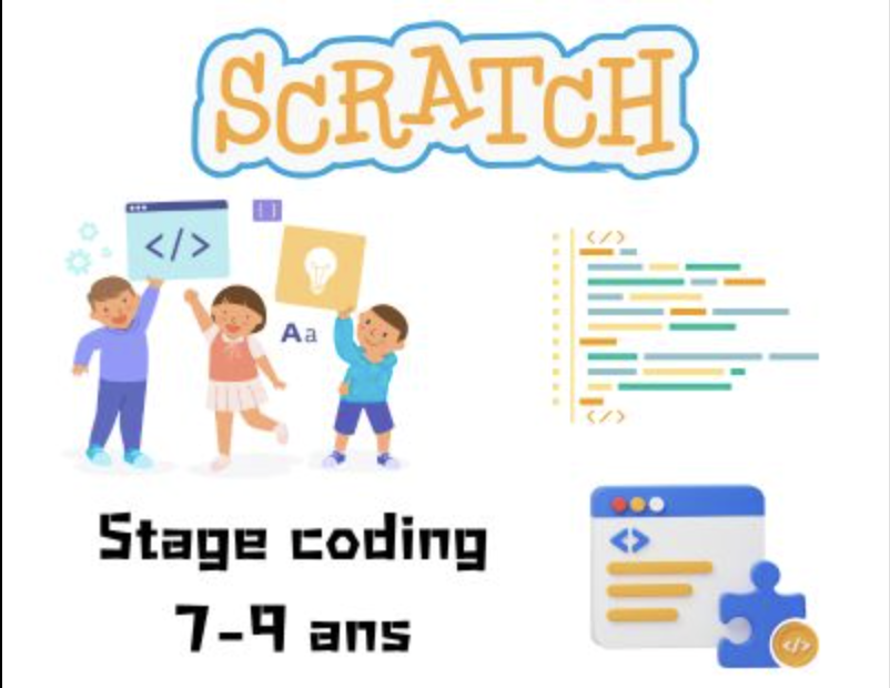 Stage coding & Sciences 5j - 7/9 ans - Paris 16 - Atelier Enfant Paris 16e