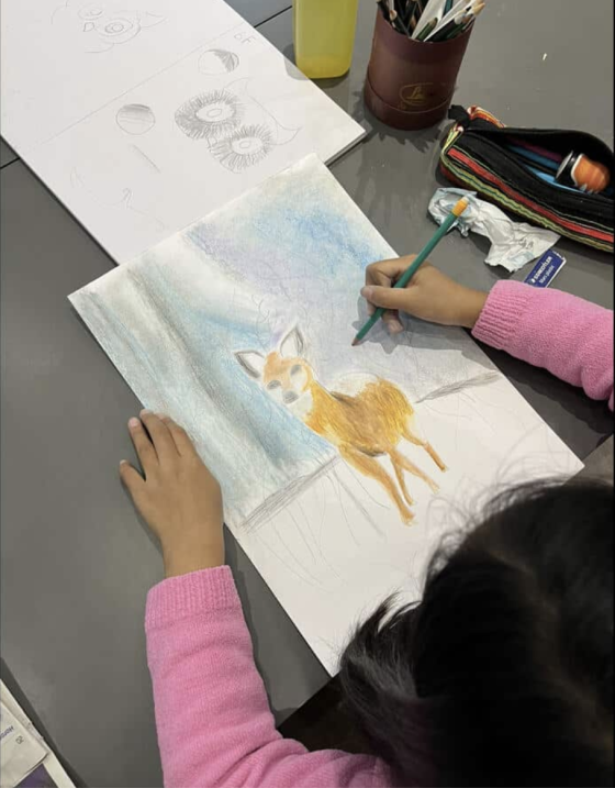 Abonnement annuel de dessin ou peinture 1h30 - 6/10 ans - 6e Marseille