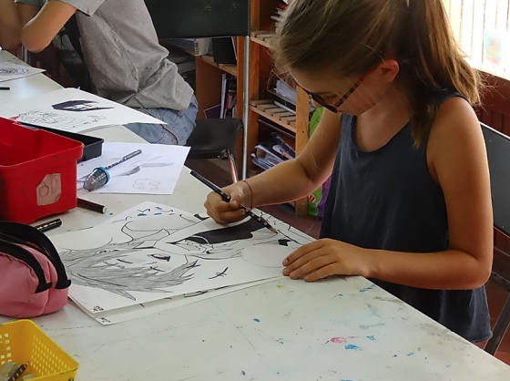 Abonnement annuel de dessin ou peinture 1h30 - 6/10 ans - 6e Marseille