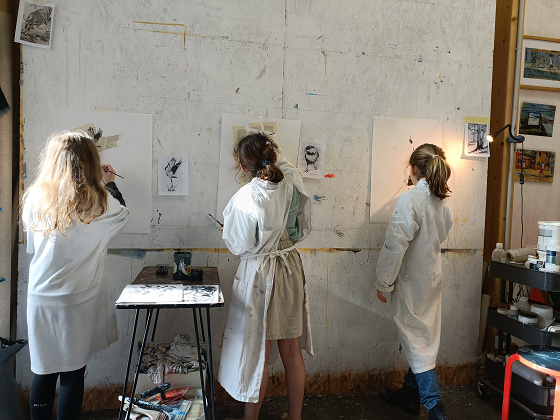 Abonnement annuel dessin/peinture - 12/17 ans - Versailles 78