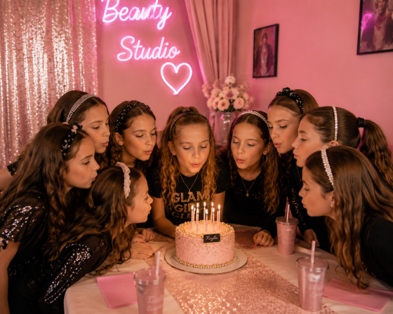 Anniversaire Beauty Studio à domicile - 8/13 ans - Paris et IDF