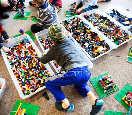 Anniversaire briques LEGO® et moteurs/batteries électriques - 4/12 ans - Lyon