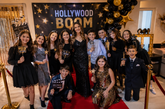 Anniversaire Hollywood Boum à domicile ou en salle - 8 à 13 ans