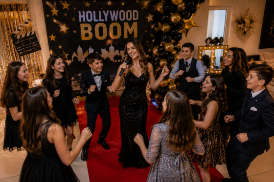 Anniversaire Hollywood Boum à domicile ou en salle - 8 à 13 ans