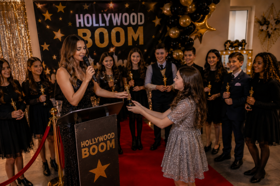 Anniversaire Hollywood Boum à domicile ou en salle - 8 à 13 ans