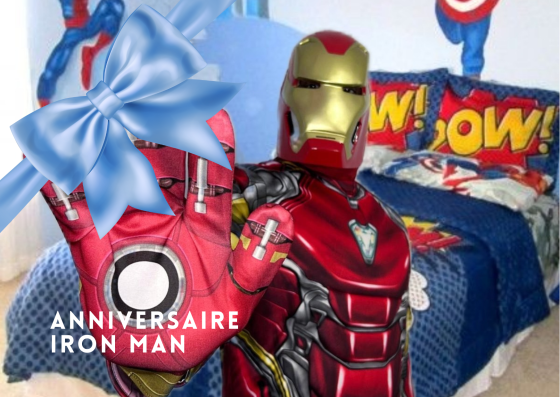 Anniversaire Iron Man à domicile - 3/10 ans - Paris et IDF