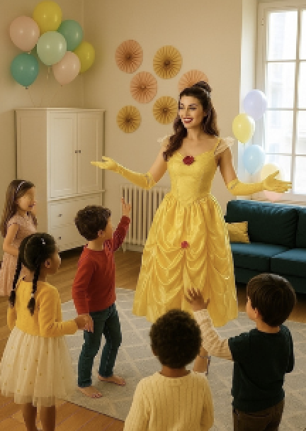 Anniversaire La Belle et la Bête à domicile - 3/10 ans - Paris et IDF
