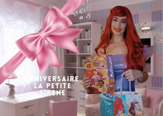 Anniversaire la petite sirène à domicile - 3/10 ans - Paris et IDF