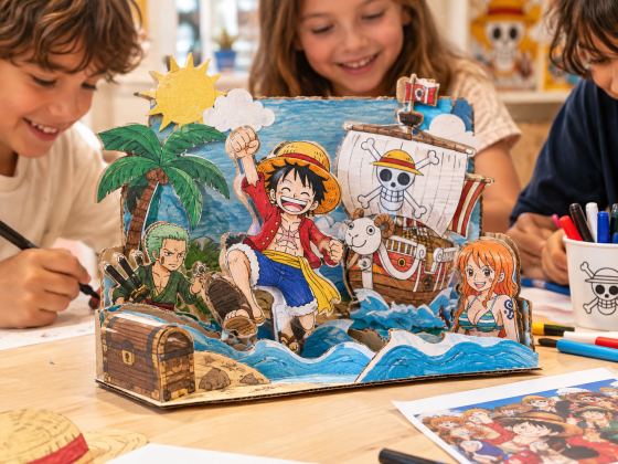 Anniversaire Luffy : dessin en volume à domicile : 7/15 ans - Paris et IDF
