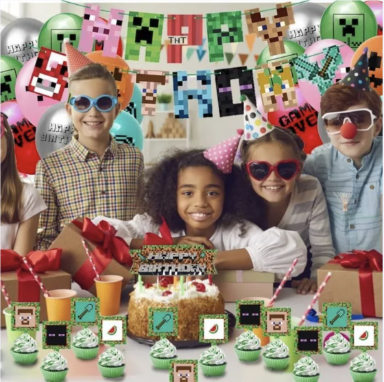 Anniversaire minecraft à domicile - 7/12 ans - Paris