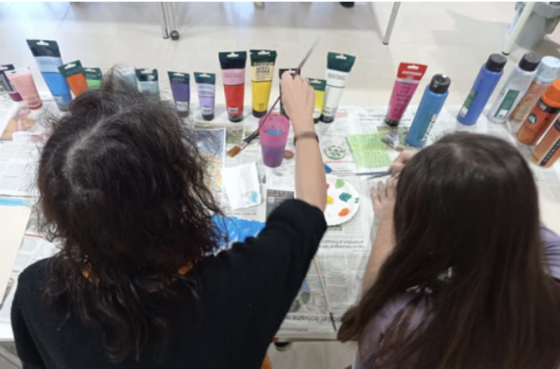 Anniversaire peinture Aquarelle à domicile - 6/12 ans - Bordeaux 33