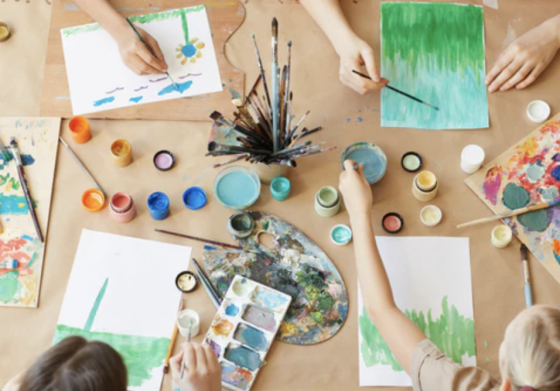 Anniversaire peinture Aquarelle à domicile - 6/12 ans - Bordeaux 33