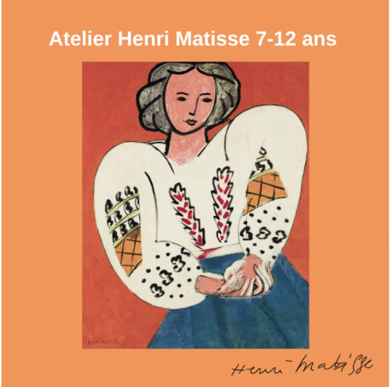 Anniversaire peinture peindre comme Matisse à domicile - 7/12 ans - Bordeaux 33