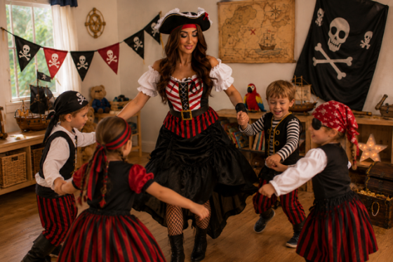 Anniversaire Pirate a domicile - 3/10 ans - Paris et IDF