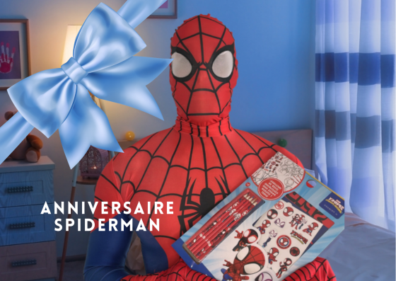 Anniversaire Spiderman à domicile - 3/10 ans - Paris et IDF