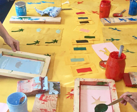 Atelier arts plastiques et sérigraphie -6/11 ans - Nantes 44