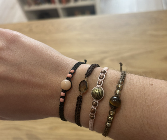 Atelier bracelet en macramé