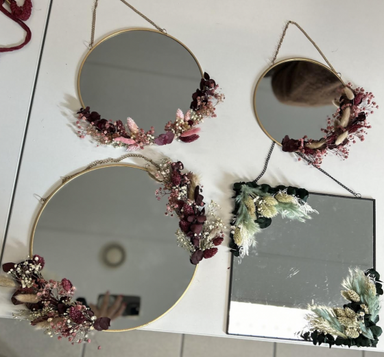 Atelier couronne de fleur / miroir fleuri 1h30 - 5/99 ans - Toulouse 31