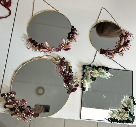 Atelier couronne de fleur / miroir fleuri 1h30 - 6/99 ans - Toulouse 31