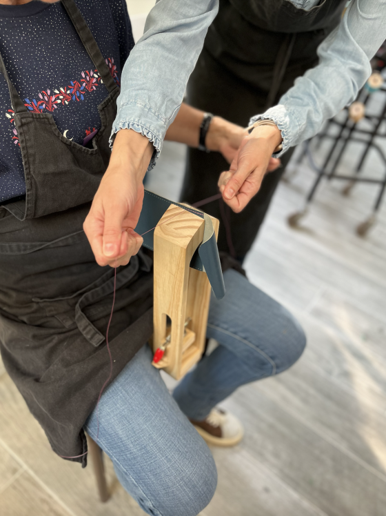 Atelier découverte maroquinerie Duo à domicile - 8 à 99 ans - Paris et IDF