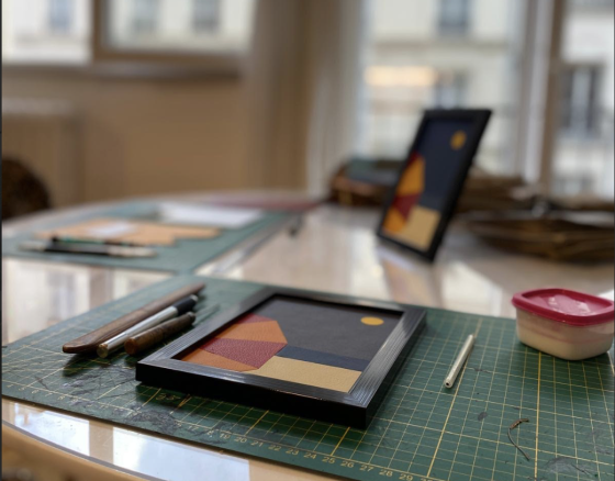 Atelier marqueterie cuir à domicile - 7 à 99 ans - Paris & IDF