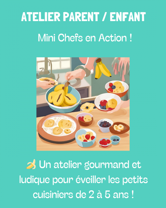 Atelier Parent-Enfant : Mini Chefs en Action !