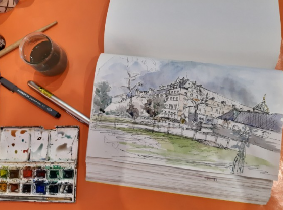 Atelier peinture et dessin trimestre 7/14 ans - Paris 7è