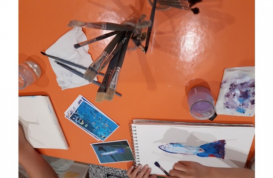 Atelier peinture et dessin trimestre 7/14 ans - Paris 7è