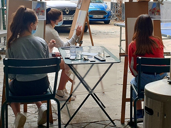 Cours dessin/peinture TRIMESTRE - 12/17 ans - 1h30 - Versailles 78