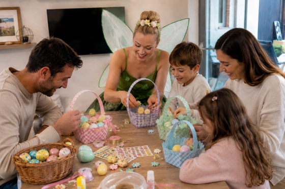 Rencontre avec la fée de Pâques à domicile
