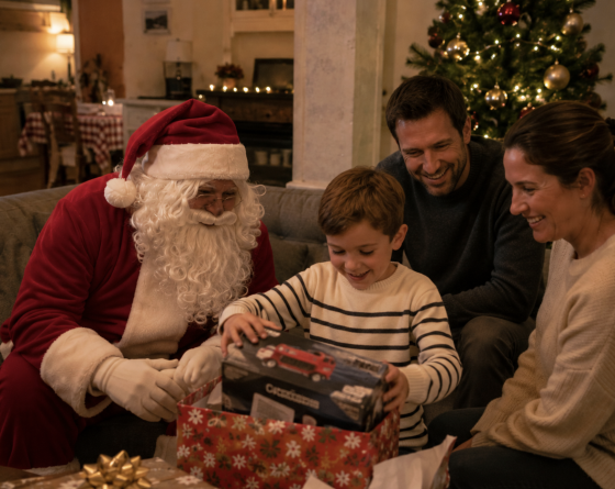 Rencontre avec le père noël à domicile - 3/10 ans - Paris et IDF