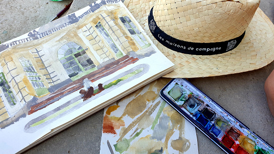 Stage aquarelle 3j - 7/17 ans - Versailles 78