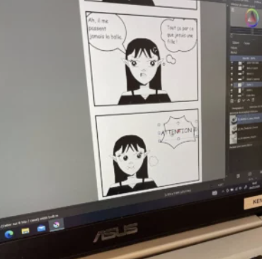 Stage BD Manga : Dessine sur tablette & crée ta propre BD Manga avec Krita - 11/18 ans - Paris 15e