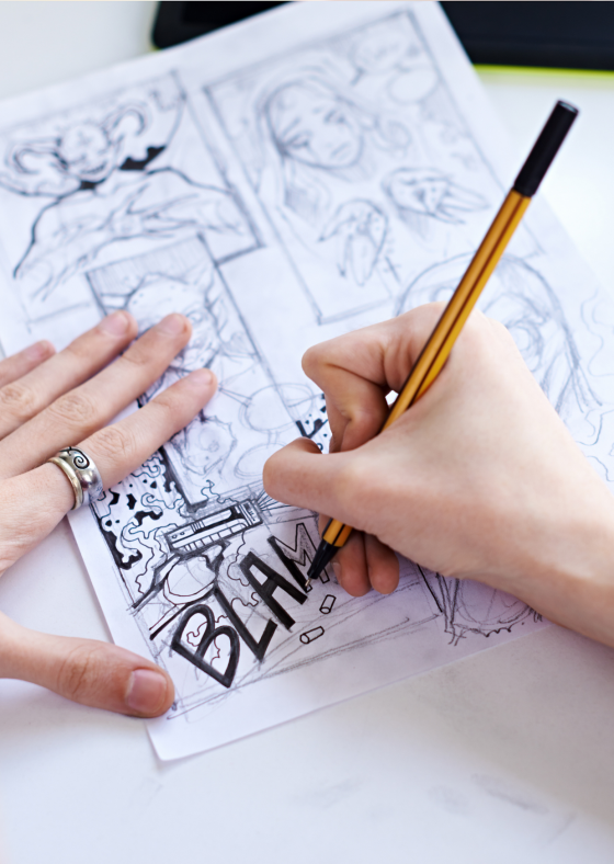 Stage concevoir, dessiner et réaliser une BD : tout un art 2h30x5j - 7/12 ans - Paris 16è