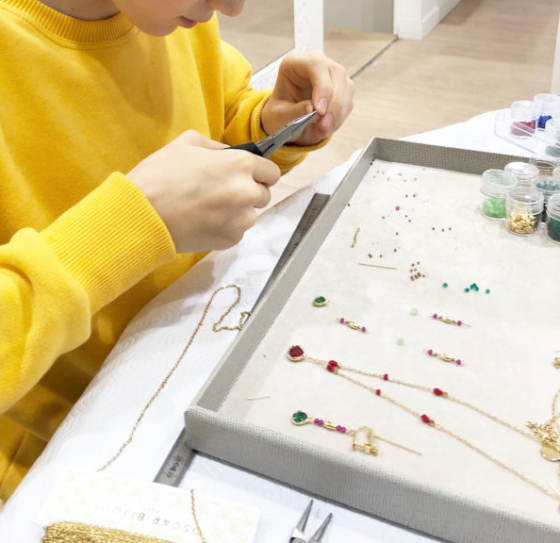 Stage création de bijoux 1h30 - 8/16 ans - Paris 16è