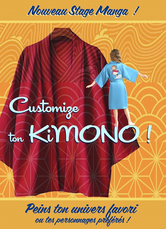 Stage customise ton kimono 9/14ans - 1j- Paris 5è