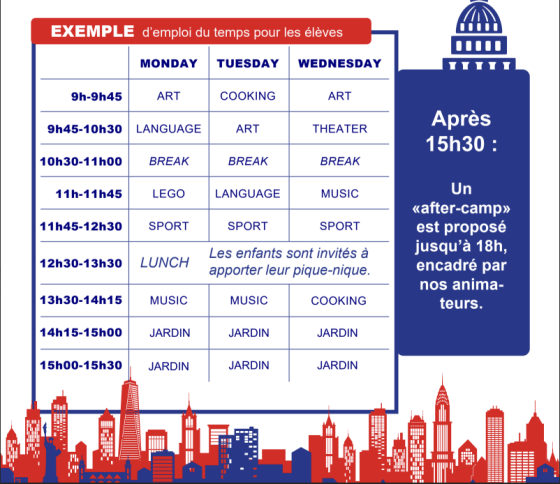 Stage d’anglais au Jardin d’acclimatation 1j - 3/11 ans - Paris 16è