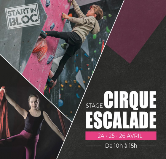 Stage d’escalade et cirque - 5/12 ans - 3j -Toulouse 31