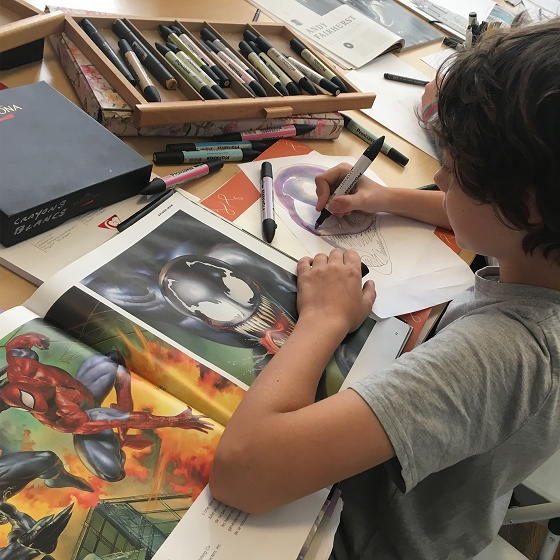 Stage de dessin : dessine ton univers favori 3j - 7/14ans - Paris 5è