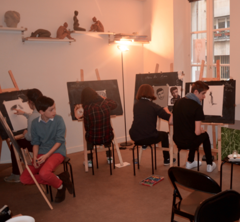 Stage de dessin toutes techniques 5j - 7/14 ans - Paris 17è