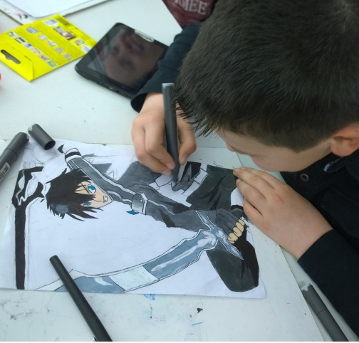Stage Dessin : Deviens mangaka ! 2h30x5j - 12/20 ans - Paris 16è