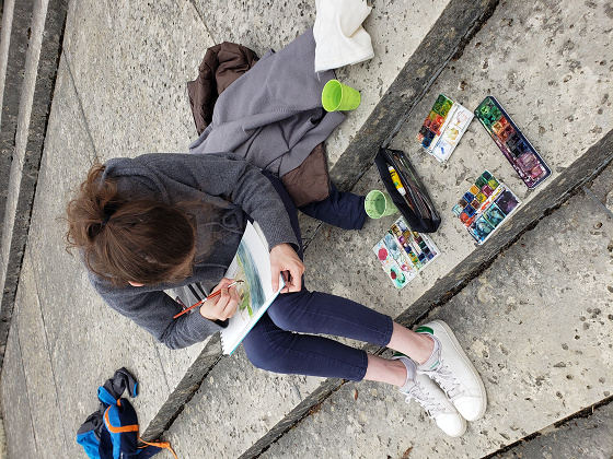 Stage dessin et peinture 3hx3j - 8/17 ans - Versailles 78