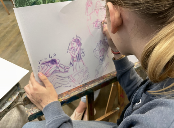 Stage dessin et peinture - 6/10 ans - Paris 17è