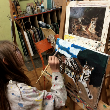 Stage dessin et peinture - 6/10 ans - Paris 17è