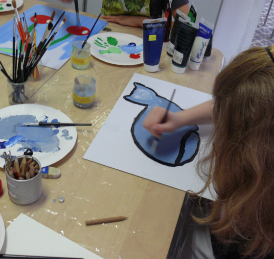 Stage modelage, dessin, peinture sur chevalet 4X2h - 11/16ans - Paris 14è