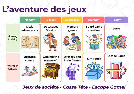 Stage Multi activités 5j - 3/11 ans - Maisons-Laffitte 78