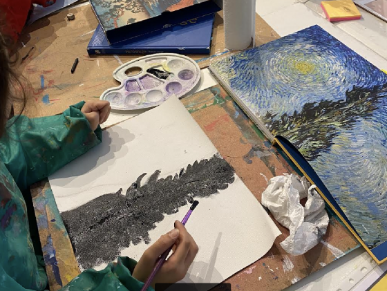 Stage Peinture d’après Artistes - 7/16 ans - Paris 15è