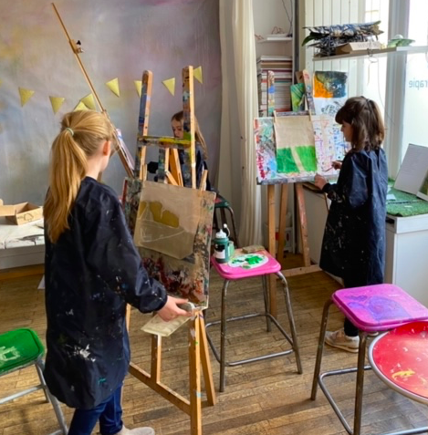 Stage enfant paris - Atelier de peinture l'illusion  vues d'ailleurs