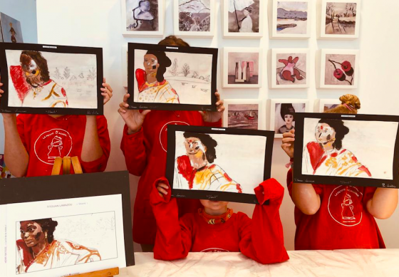 Stage peinture et modelage 3hX5j - 4/14 ans - Paris 15è