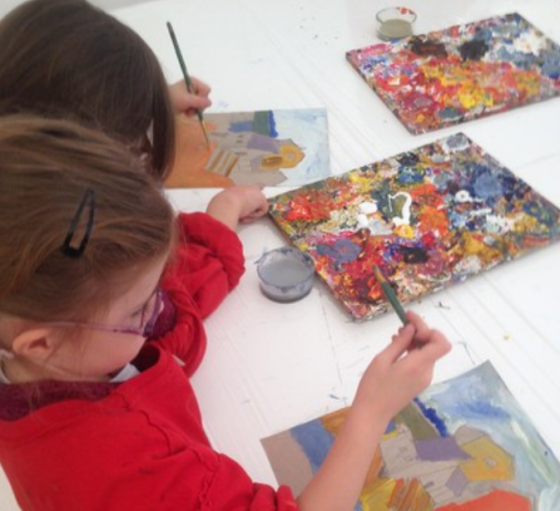 Stage peinture et modelage 5j - 4/14 ans - Paris 15è